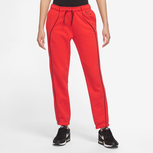 Nike Women's Air Mid-rise Fleece Jogger Pants In Light Crimson | ModeSens