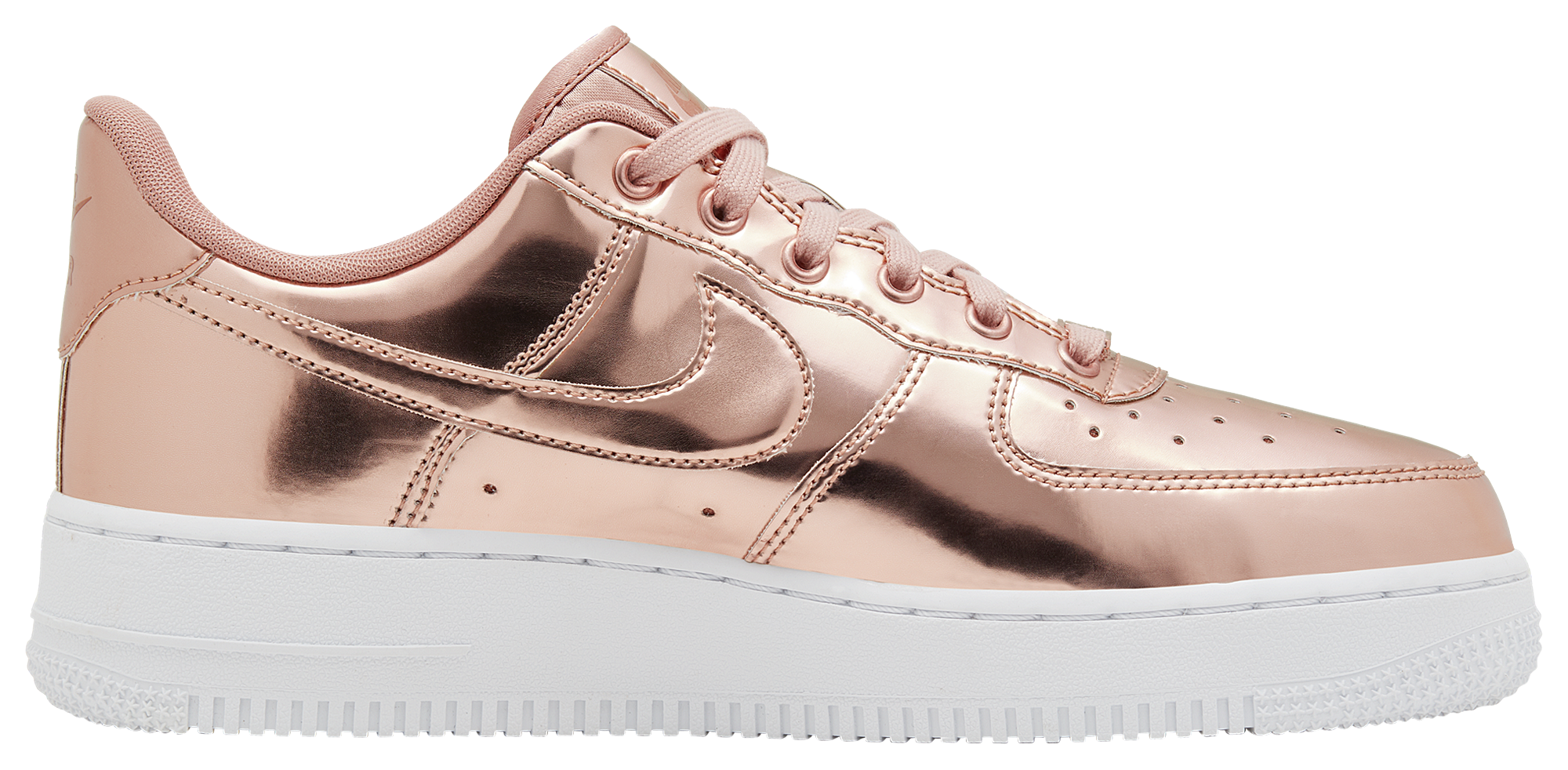 nike air force metallic rose gold