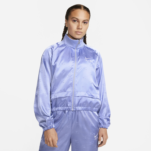 

Nike Womens Nike NSW Air Material Jacket - Womens Purple Size S