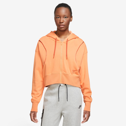 Women's - Nike NSW Air Fleece Full-Zip Hoodie - Orange/Orange