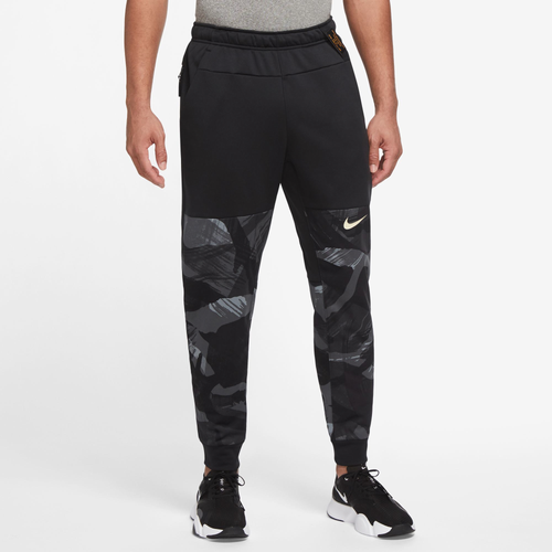 

Nike Mens Nike Therma Fleece Taper Pants Camo - Mens Coconut Milk/Black Size S