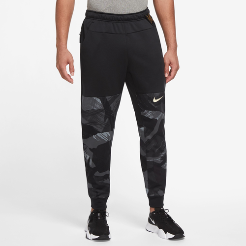 

Nike Mens Nike Therma Fleece Taper Pants Camo - Mens Coconut Milk/Black Size M