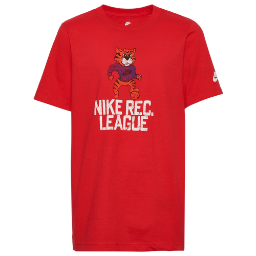 

Boys Nike Nike Novelty T-Shirt - Boys' Grade School Red Size XL