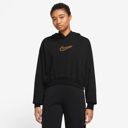 Women's - Nike Stardust GX Hoodie - Black/Gold