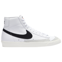 High top black store and white nikes