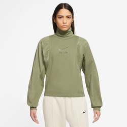 Women's - Nike Air Cord Fleece Top - Green/Green