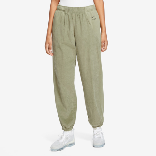 

Nike Womens Nike Air Cord Fleece Pants - Womens Green/Olive Size S