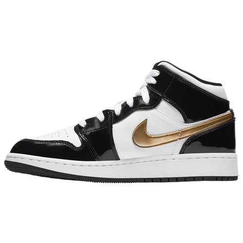 Jordan aj1 mid black and gold clearance