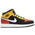 Jordan AJ 1 Mid SE - Grade School Black/Team Orange/Amarillo