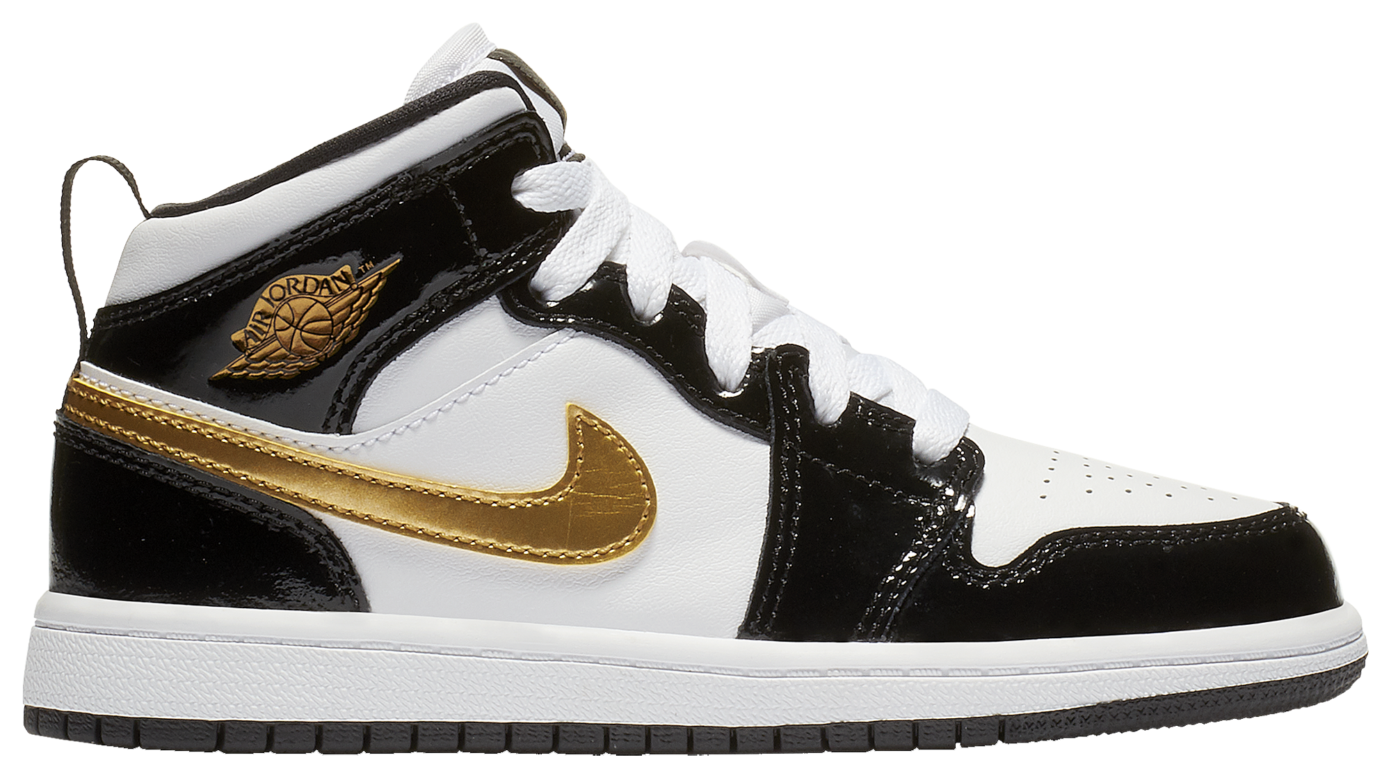 Black and outlet gold jordans boys