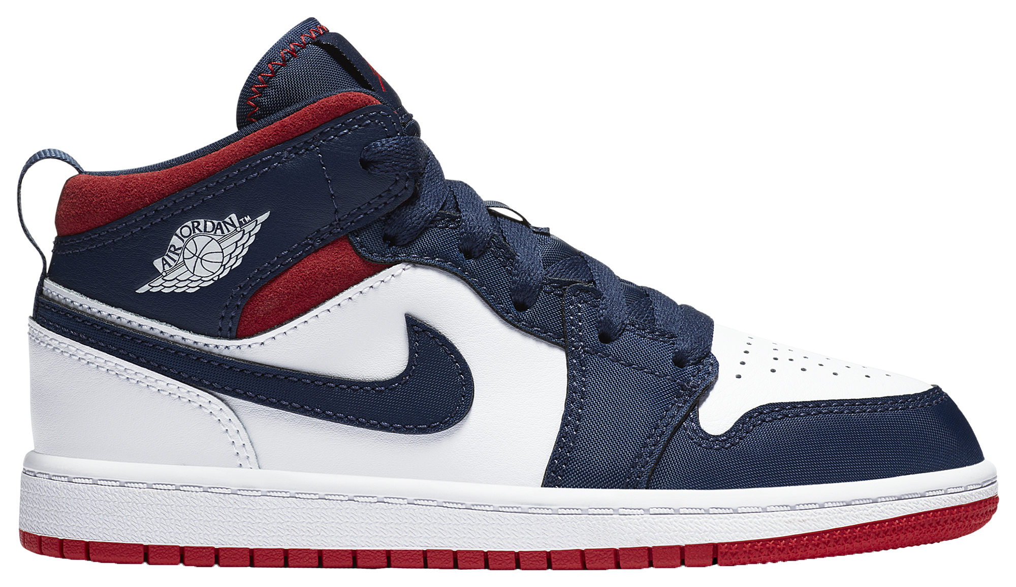 red blue white jordan 1
