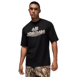 Men's - Jordan AJ 4 Cave '85 Short Sleeve Crew - Black/Olive/Brown