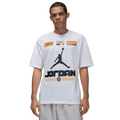 Jordan AJ 12 Taxi '85 Short Sleeve Crew - Jordan White/Black Taxi