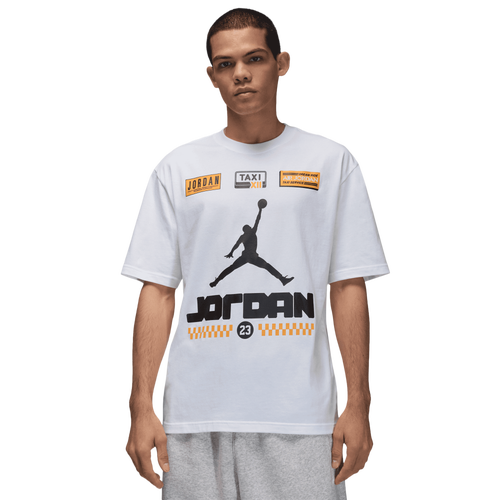 Jordan AJ 12 Taxi '85 Short Sleeve Crew - Jordan Taxi/White Black