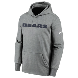 Men's - Nike Bears Fan Gear Wordmark Performance P/O - Heather Charcoal