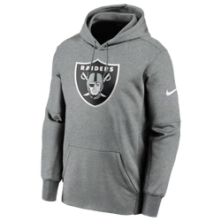 Men's - Nike Raiders Fan Gear Logo Therma Performance PO - Heather Charcoal