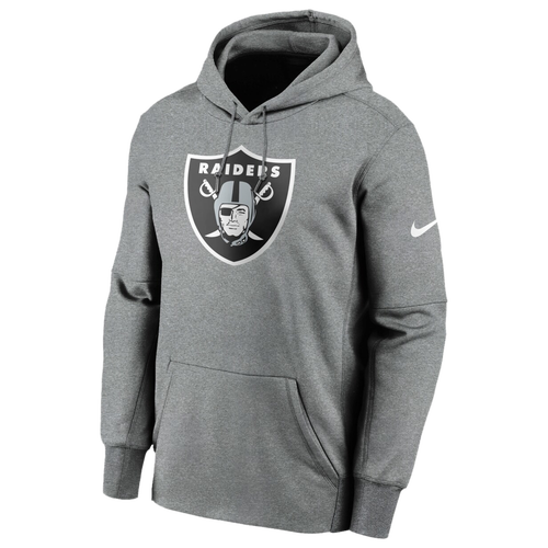 

Nike Mens Oakland Raiders Nike Raiders Fan Gear Logo Therma Performance PO - Mens Heather Charcoal Size M