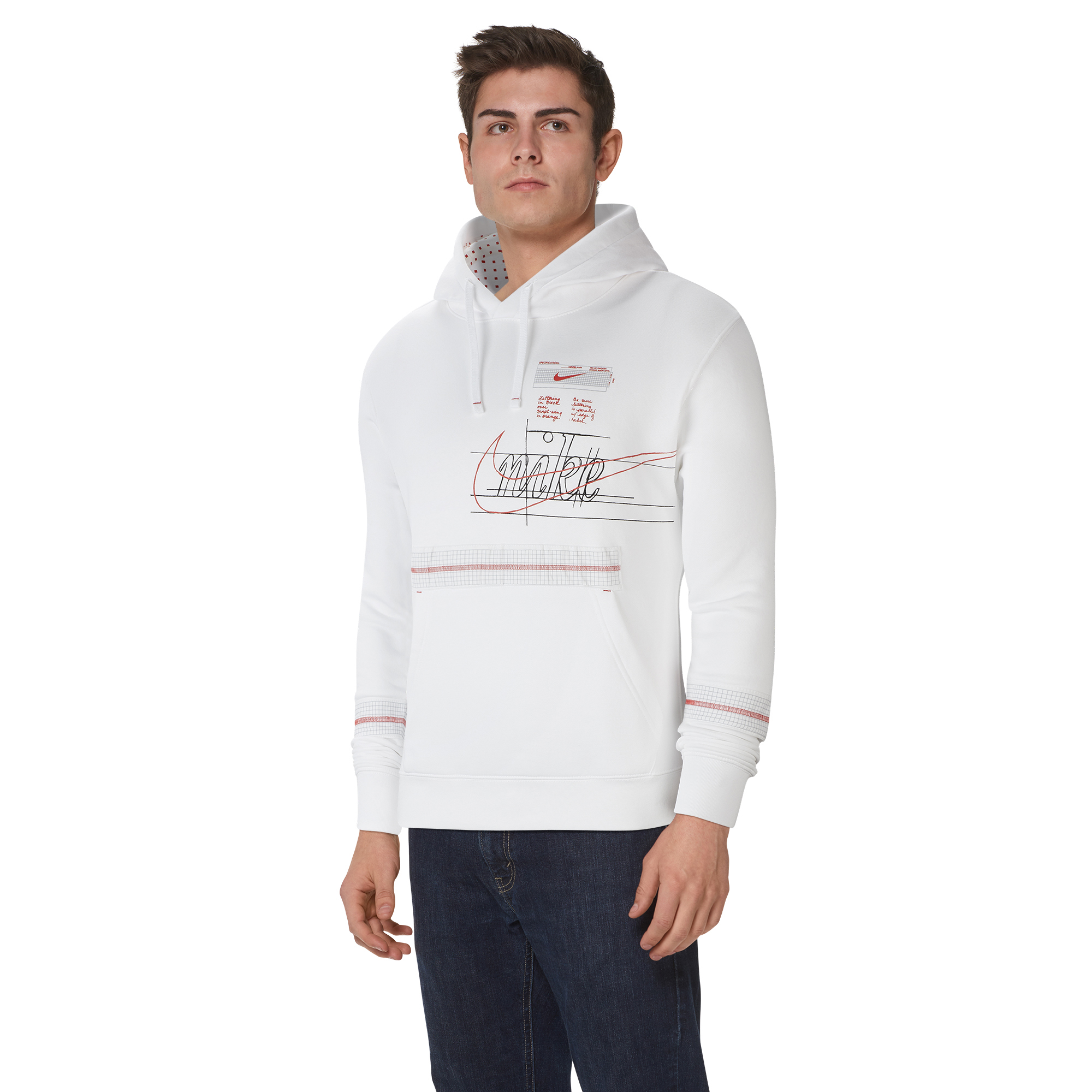 nike swoosh club hoodie