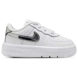 Girls' Toddler - Nike Air Force 1 Low Lace - White/Black/Silver
