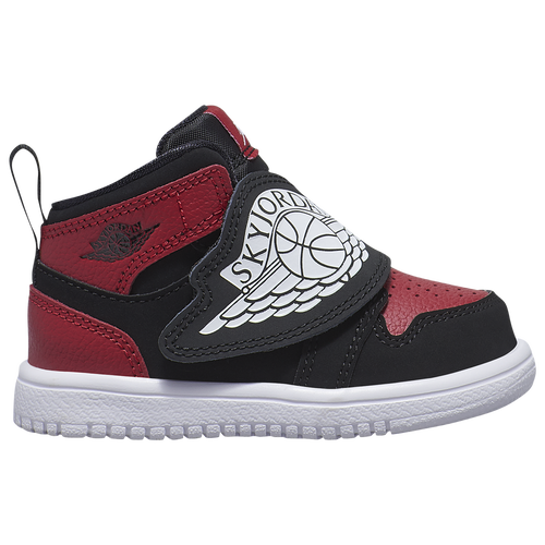 

Boys Jordan Jordan Sky Jordan 1 - Boys' Toddler Shoe White/Gym Red/Black Size 04.0