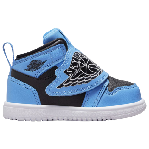 

Boys Jordan Jordan Sky Jordan 1 - Boys' Toddler Shoe Univ Blue/Black/White Size 04.0