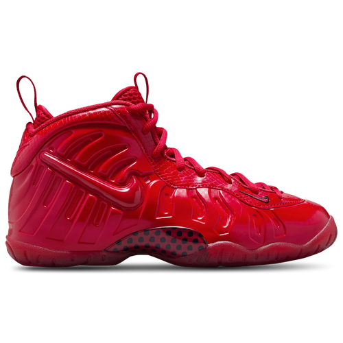  - Nike Little Posite Pro - Grey Fog/Picante Red White