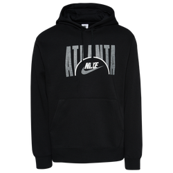 Men's - Nike City Fleece Pullover - Black/Grey