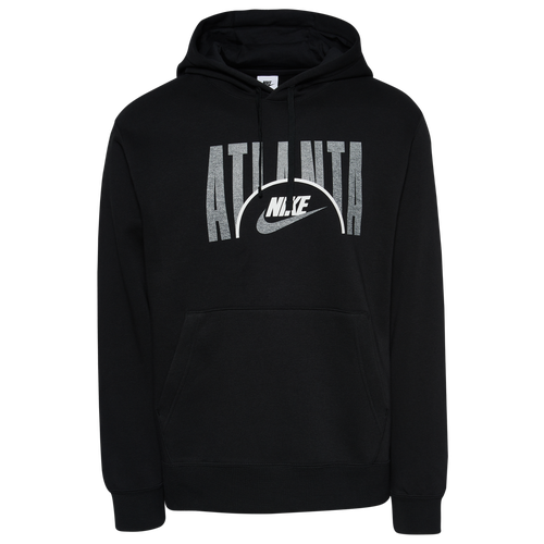 

Nike Mens Nike City Fleece Pullover - Mens Black/Grey Size XXL