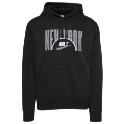 Men's - Nike City Fleece Pullover - Black/Grey