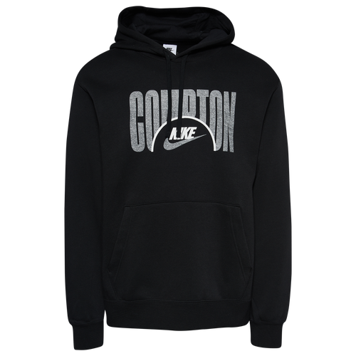 

Nike Mens Nike City Fleece Pullover - Mens Black/Grey Size L