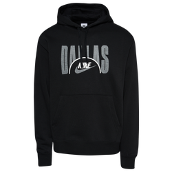 Men's - Nike City Fleece Pullover - Black/Grey