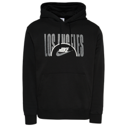 Men's - Nike City Fleece Pullover - Black/Grey