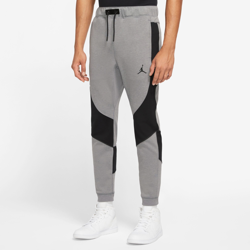 

Jordan Mens Jordan Spirit Air Fleece Pants - Mens Black/Grey Size S