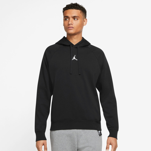 Jordan Mens  Dri-fit Sport Csvr Fleece Pullover In Black/white