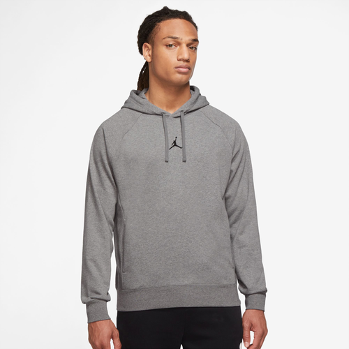 Jordan Mens  Dri-fit Sport Csvr Fleece Pullover In Carbon Heather/black