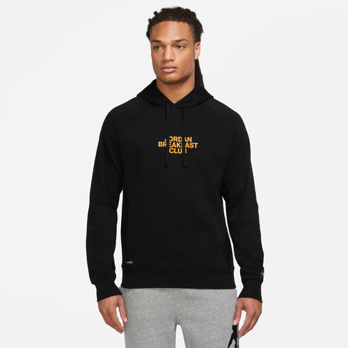 

Jordan Mens Jordan GFX Fleece Hoodie - Mens Orange/Black Size M