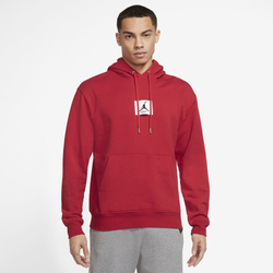 Men's - Jordan Essential Fleece Pullover - Red/Red