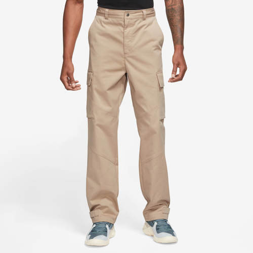 

Jordan Mens Jordan Essential Utility Pants - Mens White/Desert Size XL