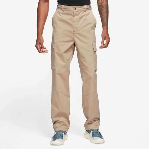 Jordan Mens  Essential Utility Pants In White/wheat