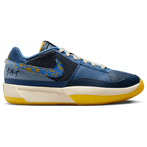 

Nike Boys Nike Ja Morant One SE KC - Boys' Grade School Basketball Shoes Hyper Royal/Mystic Navy/Gold Size 3.5