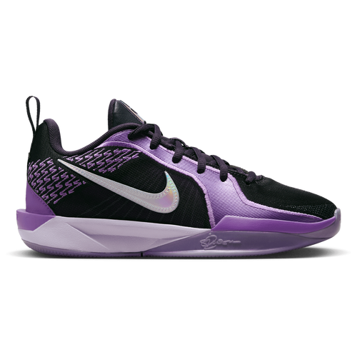 

Nike Girls Nike Sabrina 2 - Girls' Grade School Basketball Shoes White/Black/Cave Purple Size 01.5