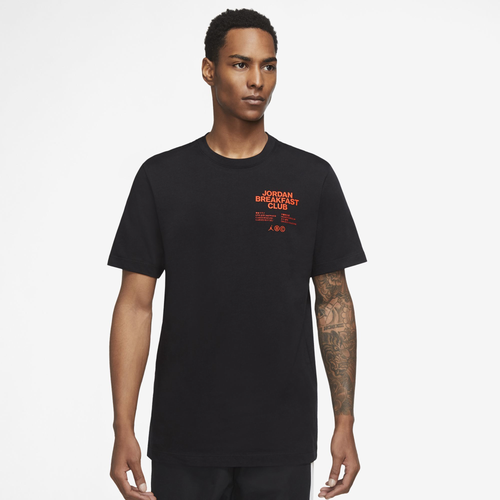 

Jordan Mens Jordan Dri-Fit Sport T-Shirt - Mens Black/Orange Size XXL