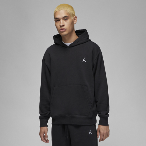 

Jordan Mens Jordan Essential Fleece Pullover Hoodie - Mens Black/White Size 3XL