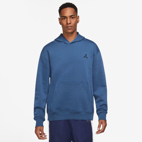 

Jordan Mens Jordan Essential Fleece Pullover Hoodie - Mens Blue/White Size XXL