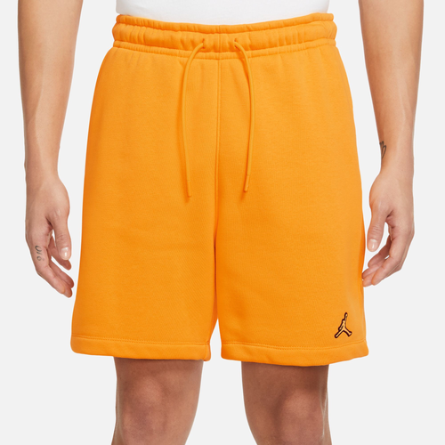 

Jordan Mens Jordan Essential Fleece Shorts - Mens Yellow/Black Size M