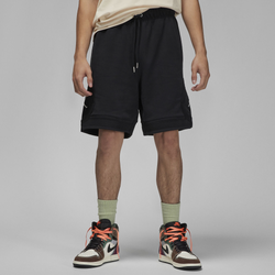 Men's - Jordan Essential Statement Fleece Shorts - Black/Sail