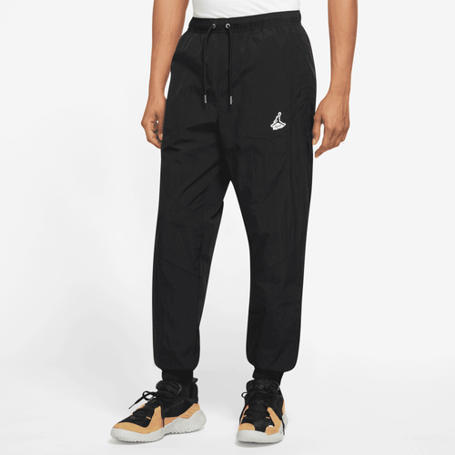 

Jordan Mens Jordan Essential Statement Warm-Up Pants - Mens Black/White Size XL