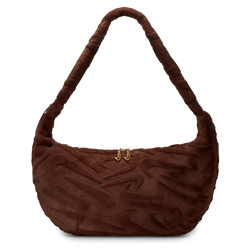 Women's - Nike NSW Faux Fur Slouchy Bag - Fauna Brown/Fauna Brown