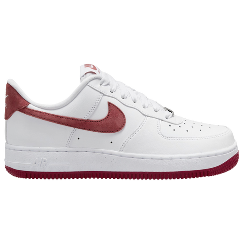 Nike Womens  Air Force 1 '07 V Day In White/team Red/adobe