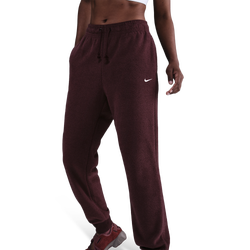 Women's - Nike NSW Phoenix MR Jogger - Sail/Burgundy Crush